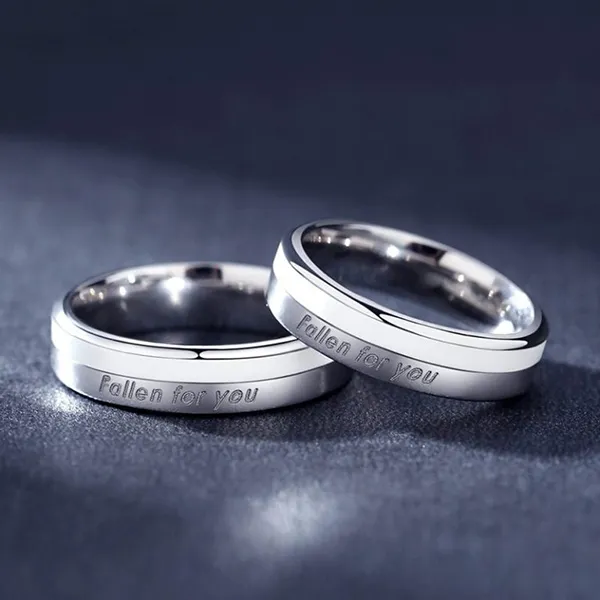 Nhẫn Đôi LiLi Jewelry Fallen For You Lili_144641 Màu Bạc - Trang sức - Vua Hàng Hiệu