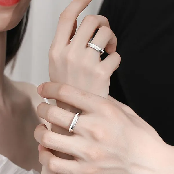 Nhẫn Đôi LiLi Jewelry Fallen For You Lili_144641 Màu Bạc - Trang sức - Vua Hàng Hiệu