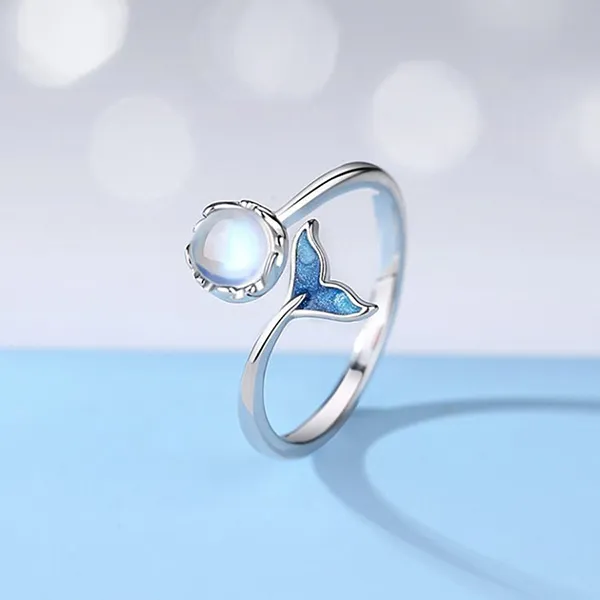 Nhẫn Đôi LiLi Jewelry Love Sea Đính Đá CZ Lili_483846 Màu Bạc