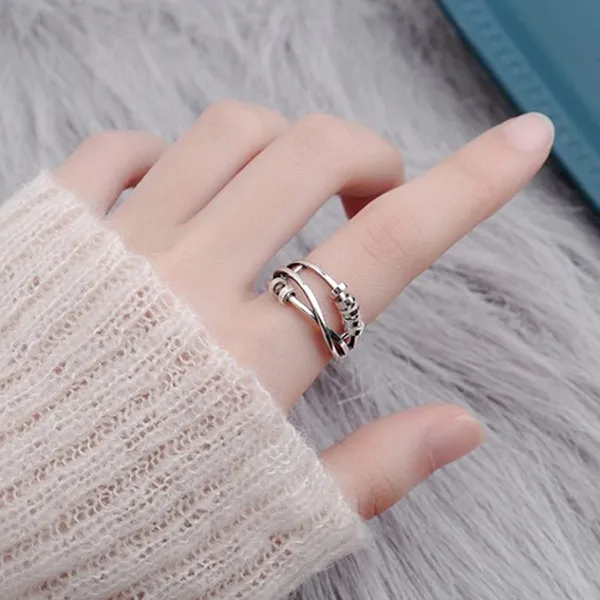 Nhẫn LiLi Jewelry Cá Tính Lili_513574 Màu Bạc