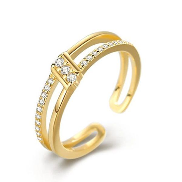 Nhẫn LiLi Jewelry Đính Đá Cz Honey Lili_729242 Màu Vàng - 3