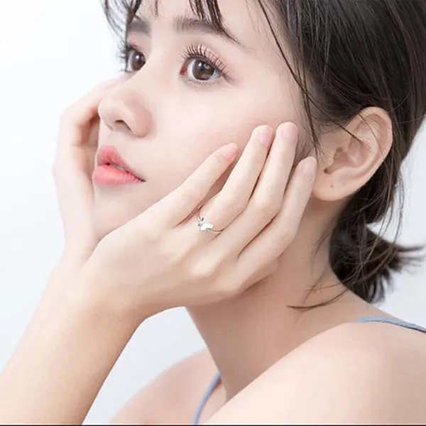 Nhẫn LiLi Jewelry Hồ Điệp Lili_135687 Màu Bạc - Trang sức - Vua Hàng Hiệu