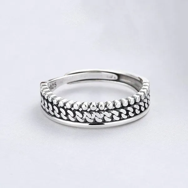 Nhẫn LiLi Jewelry Xoắn Lili_188548 Màu Bạc