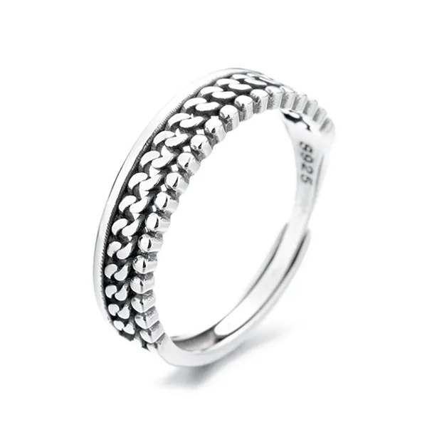 Nhẫn LiLi Jewelry Xoắn Lili_188548 Màu Bạc
