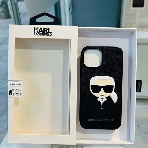 Ốp Điện Thoại Karl Lagerfeld iPhone 13 Mini Màu Đen - 1