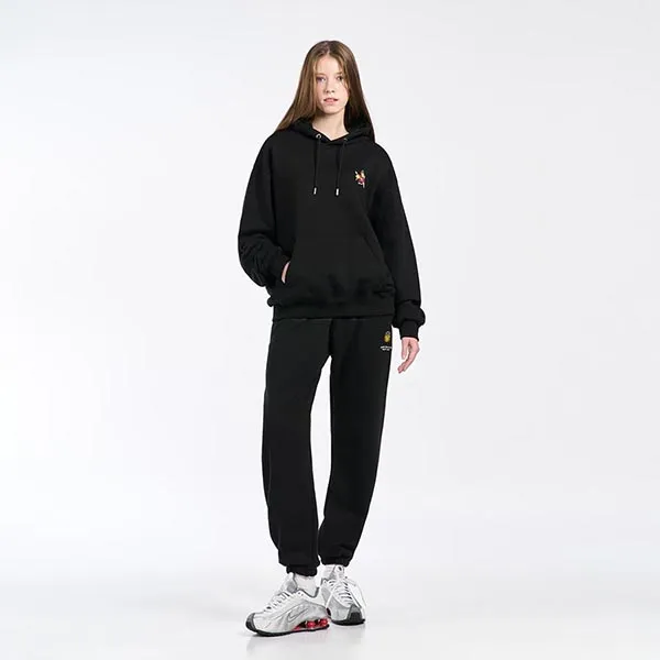 Quần Jogger Acmé De La Vie ADLV Smiley Biker Smiley Wappen Basic Sweat Pants Black Màu Đen Size 1