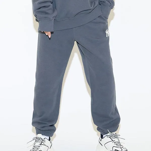 Quần Jogger MLB Basic Small Logo Raised New York Yankees 3APTB0626-50CGS Màu Xám
