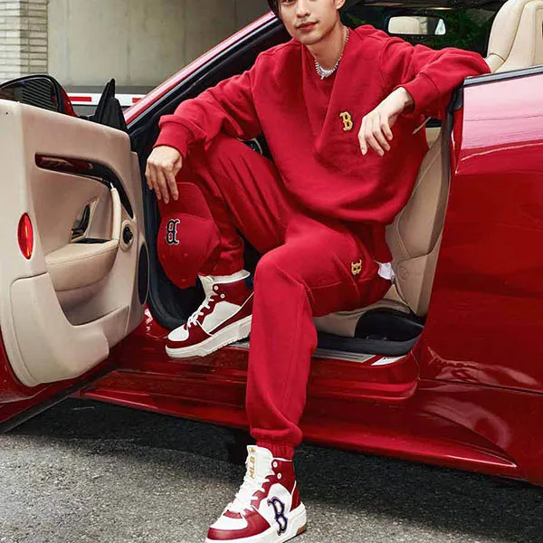Quần Jogger MLB Boston Red Sox 3APTB0626-43WIS Màu Đỏ