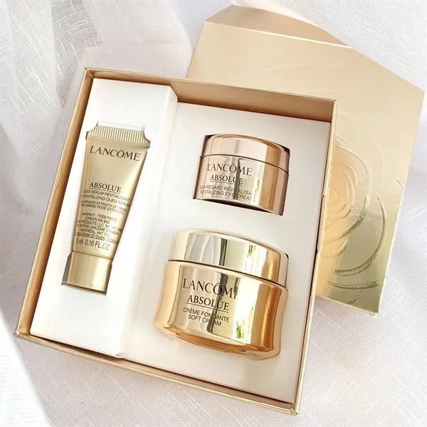 Set Dưỡng Da + Dưỡng Mắt Lancôme Absolue Cao Cấp Set 3 Món
