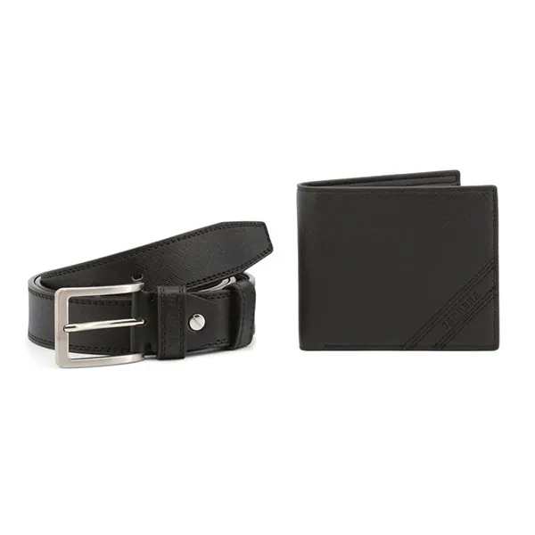 Set Ví + Thắt Lưng Nam Carrera Jeans FLYNN-CB7492C_BLACK-BOX Màu Đen