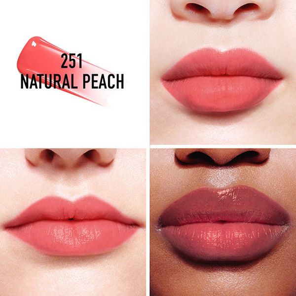Son Dior Addict Lip Tint 251 Natural Peach Màu Cam Đào - 1