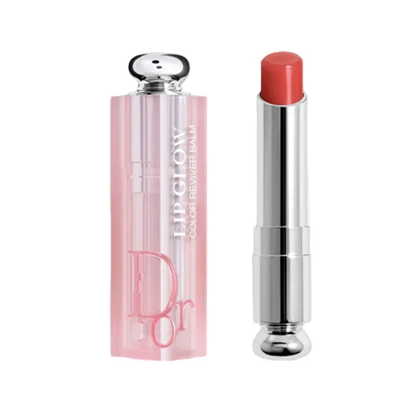 Son Dưỡng Dior Addict Lip Glow Color Reviver Balm 031 Strawberry Màu Đỏ Dâu (Box Trắng) - Son Môi - Vua Hàng Hiệu
