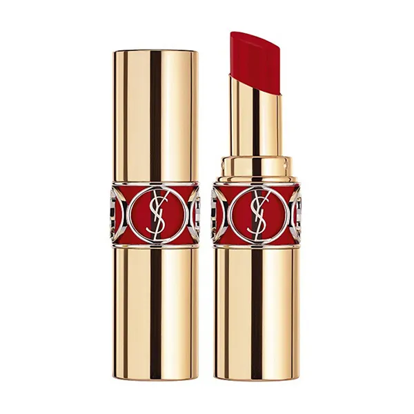 Son Yves Saint Laurent YSL Rouge Volupte Shine 127 Rouge Studio Màu Đỏ Tươi - Son Môi - Vua Hàng Hiệu