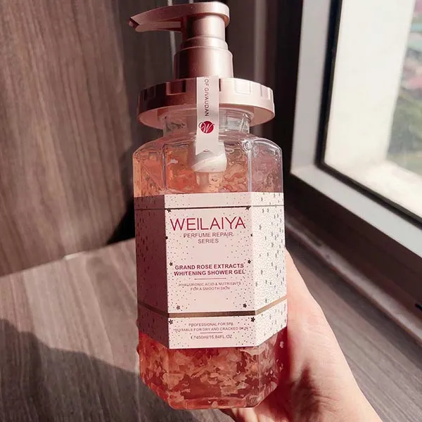 Sữa Tắm Weilaiya Hoa Hồng Damask Dưỡng Trắng Da 450ml - Mỹ phẩm - Vua Hàng Hiệu