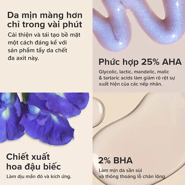 Tinh Chất Thay Da Sinh Học Paula's Choice 25% AHA + 2% BHA Exfoliant Peel 30ml - Mỹ phẩm - Vua Hàng Hiệu