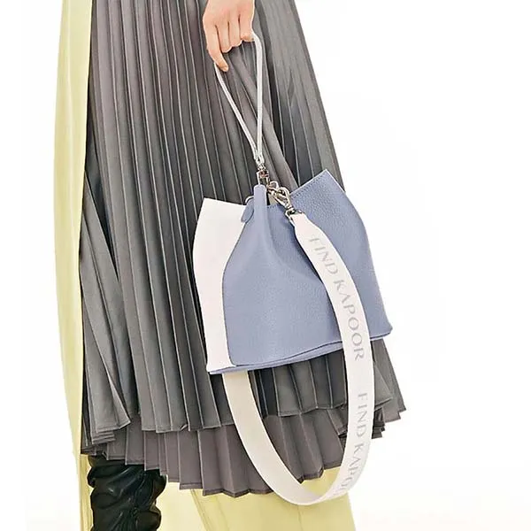 Túi Đeo Chéo Find Kapoor Pingo Bag 20 Basic Lettering FBPB20LVC99S01 Màu Trắng Tím