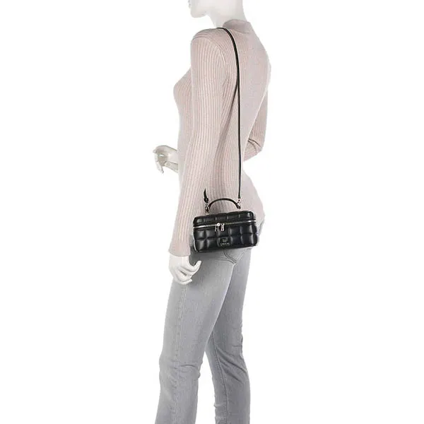 Túi Đeo Chéo Furla Crossbody Bag Fine Grain Leather Black Màu Đen