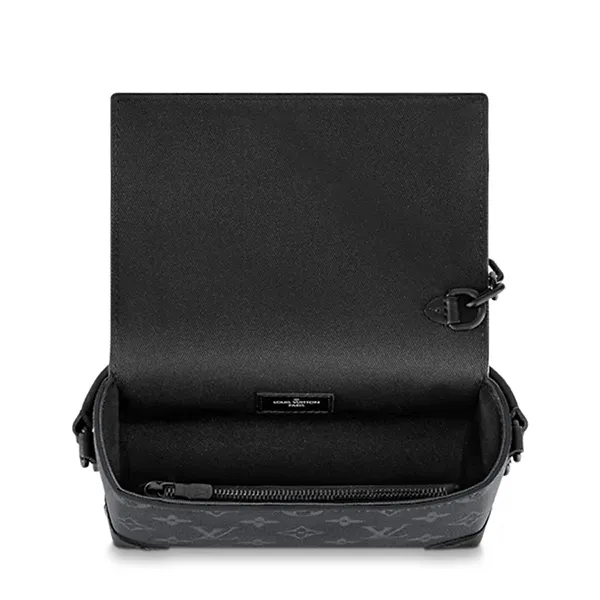 Túi Đeo Chéo Nam Louis Vuitton LV Steamer Wearable Wallet M81783 Màu Đen