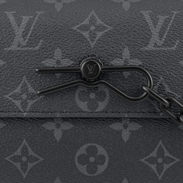 Túi Đeo Chéo Nam Louis Vuitton LV Steamer Wearable Wallet M81783 Màu Đen