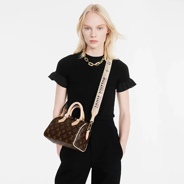 Túi Đeo Chéo Nữ Louis Vuitton LV Speedy Bandoulière 20 Black M46234 Màu Nâu - Túi xách - Vua Hàng Hiệu