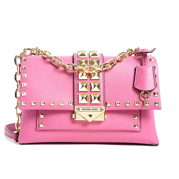 Túi Đeo Chéo Michael Kors MK Cece Medium Flap Pocket 35F2G0EF6O Màu Hồng