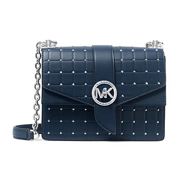 Túi Đeo Chéo Michael Kors MK Greenwich Crossbody Bag Màu Xanh Navy
