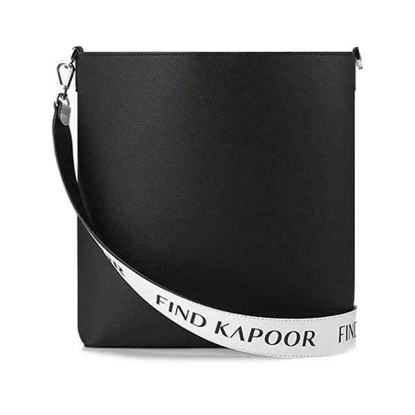 Túi Đeo Chéo Nữ Find Kapoor Lekoo 24 Basic Lettering Line Set FBLK24BLBBK Màu Đen Trắng