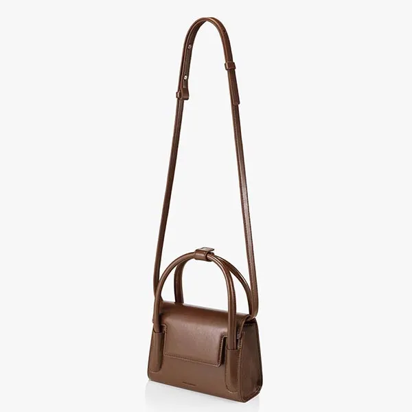 Túi Đeo Chéo Nữ Find Kapoor Marty 18 Crinkled FBMT18CR0DB Màu Nâu