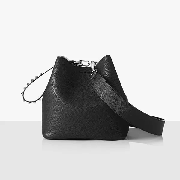 Túi Đeo Chéo Nữ Find Kapoor Pingo Bag 20 Basic Line Set FBPB20BKC97F01 Màu Đen Trắng