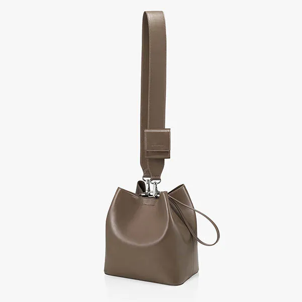 Túi Đeo Chéo Nữ Find Kapoor Pingo Bag 20 Crinkled FBPG20TRAMB Màu Nâu