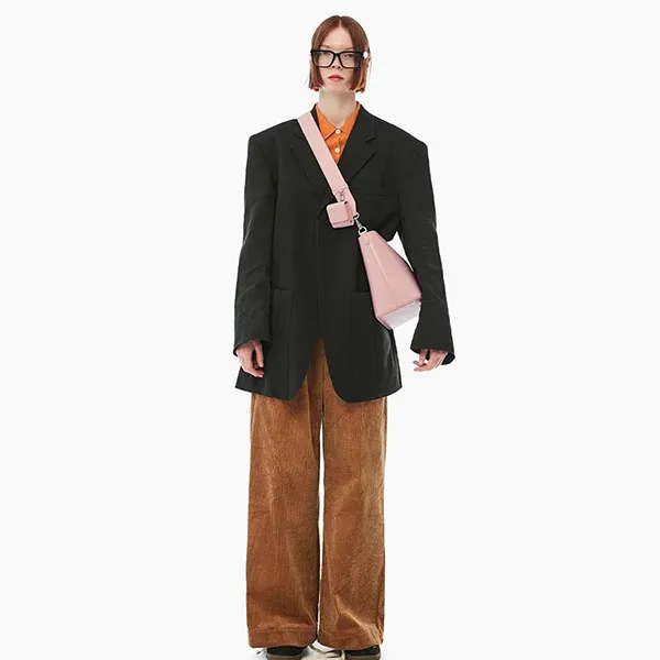 Túi Đeo Chéo Nữ Find Kapoor Pingo Bag 20 Crinkled FBPG20TRAPL Màu Hồng