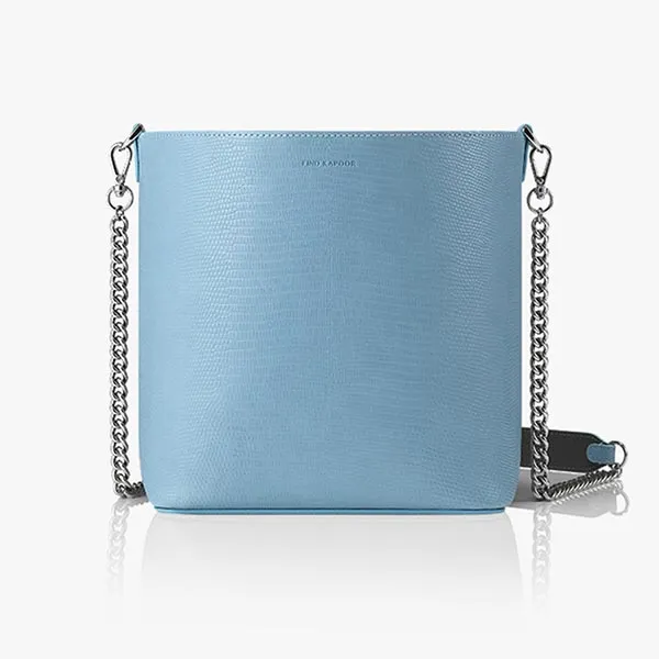 Túi Đeo Chéo Nữ Find Kapoor Pingo Bag 20 Lizard Chain Set FBPG20ZCASB Màu Xanh Blue