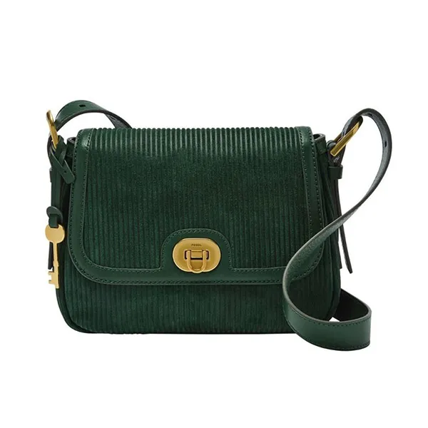 Túi Đeo Chéo Nữ Fossil Harper ZB1810298 Màu Xanh