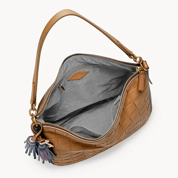 Túi Đeo Chéo Nữ Fossil Jolie Hobo Bag ZB1511231 Màu Nâu Vàng - Túi xách - Vua Hàng Hiệu