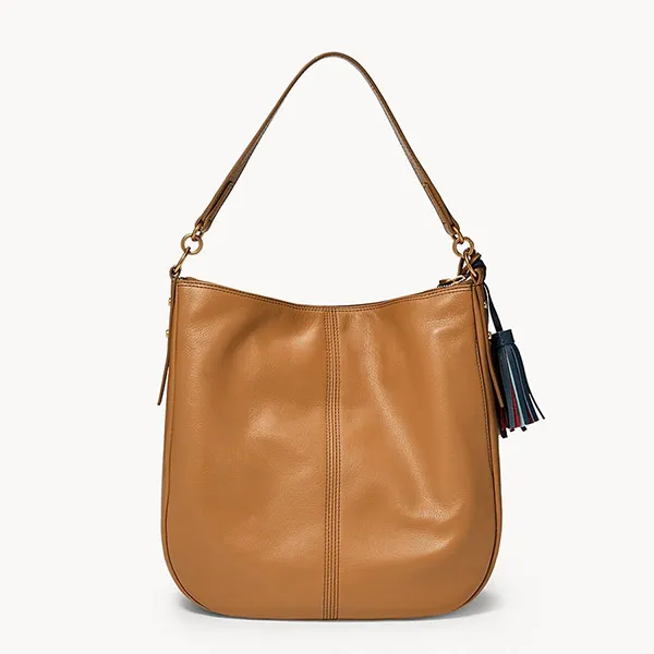 Túi Đeo Chéo Nữ Fossil Jolie Hobo Bag ZB1511231 Màu Nâu Vàng - Túi xách - Vua Hàng Hiệu