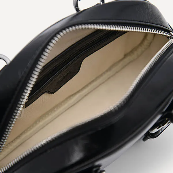 Túi Đeo Chéo Nữ Pedro Mini Buckle Handbag Black 55060020 Màu Đen - Túi xách - Vua Hàng Hiệu