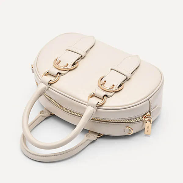 Túi Đeo Chéo Nữ Pedro Mini Buckle Handbag Chalk 55060020 Màu Trắng - Túi xách - Vua Hàng Hiệu