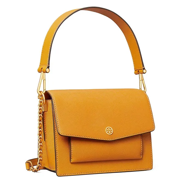 Túi Đeo Chéo Tory Burch Double Strap Convertible Shoulder Bag Màu Vàng - Túi xách - Vua Hàng Hiệu