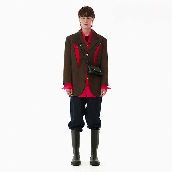 Túi Đeo Chéo Unisex Find Kapoor Marc 18 Crinkled FBMC18CR0BK Màu Đen