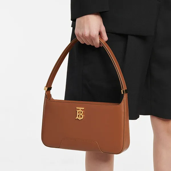 Túi Đeo Vai Burberry Leather TB Shoulder Bag Màu Nâu - Túi xách - Vua Hàng Hiệu