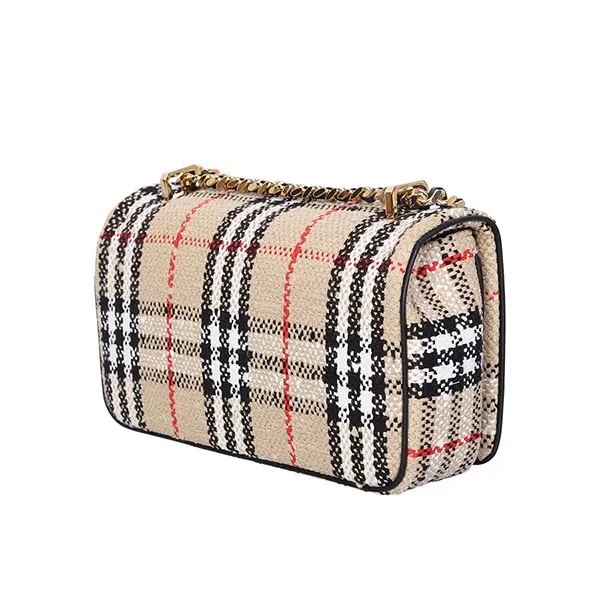 Túi Đeo Vai Burberry Lola Vintage-check Shoulder Bag Màu Be - Túi xách - Vua Hàng Hiệu