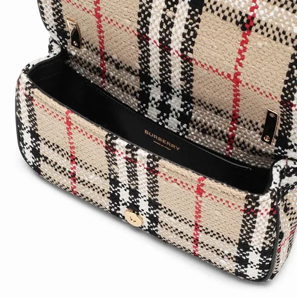 Túi Đeo Vai Burberry Lola Vintage-check Shoulder Bag Màu Be - Túi xách - Vua Hàng Hiệu