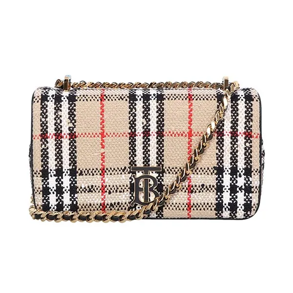 Túi Đeo Vai Burberry Lola Vintage-check Shoulder Bag Màu Be - Túi xách - Vua Hàng Hiệu