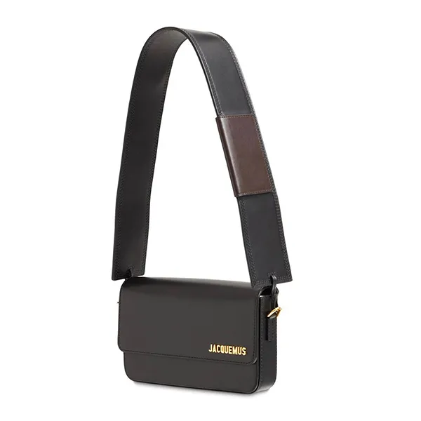 Túi Đeo Vai Jacquemus Le Carinu Shoulder Bag Màu Đen Size 19
