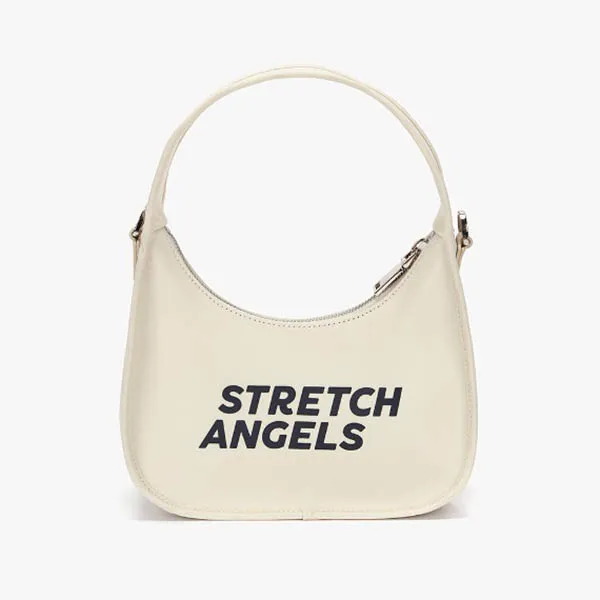 Túi Đeo Vai Stretch Angels Ready To Mini Hobo Bag A-22S-SWBG01021-CRS Màu Trắng