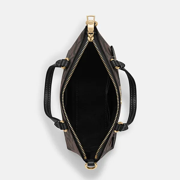 Túi Xách Coach Mini Gallery Crossbody In Signature Canvas CA721 Màu Nâu - Túi xách - Vua Hàng Hiệu