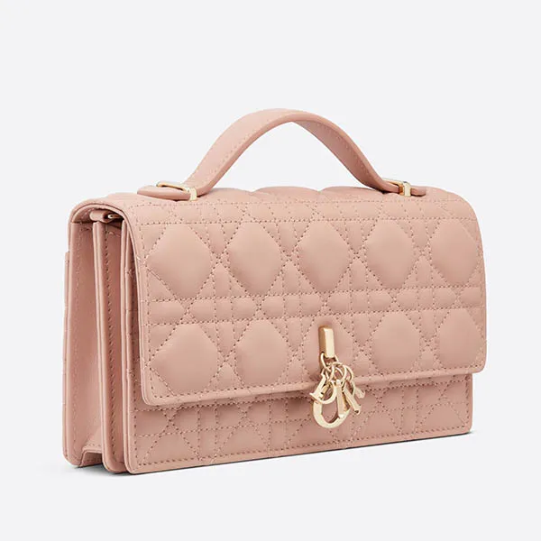 Túi Xách Dior Pochette Lady Con Asa Superior Màu Hồng Nude - Túi xách - Vua Hàng Hiệu