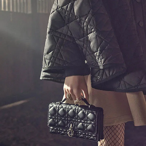 Túi Xách Dior Pochette Lady Con Asa Superior S0980ONMJ M900 Màu Đen - Túi xách - Vua Hàng Hiệu