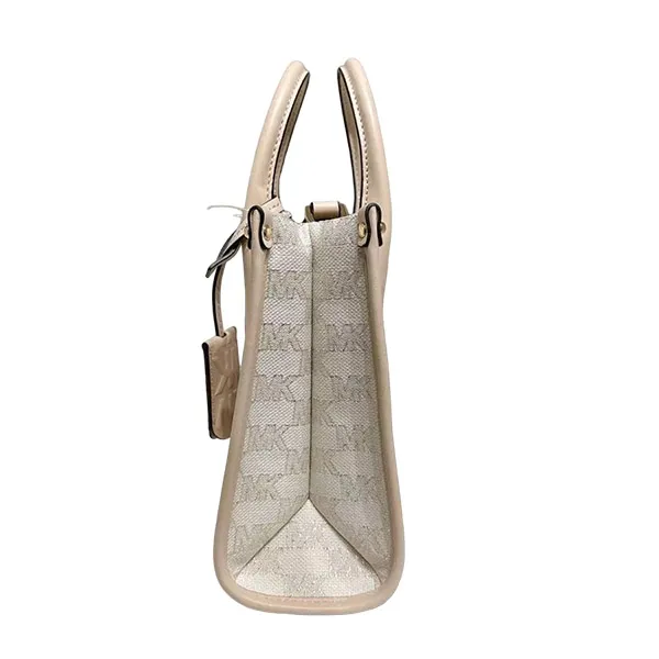 Túi Xách Michael Kors MK Mirella Small Top Zip Crossbody Natural MLT Màu Trắng - Túi xách - Vua Hàng Hiệu