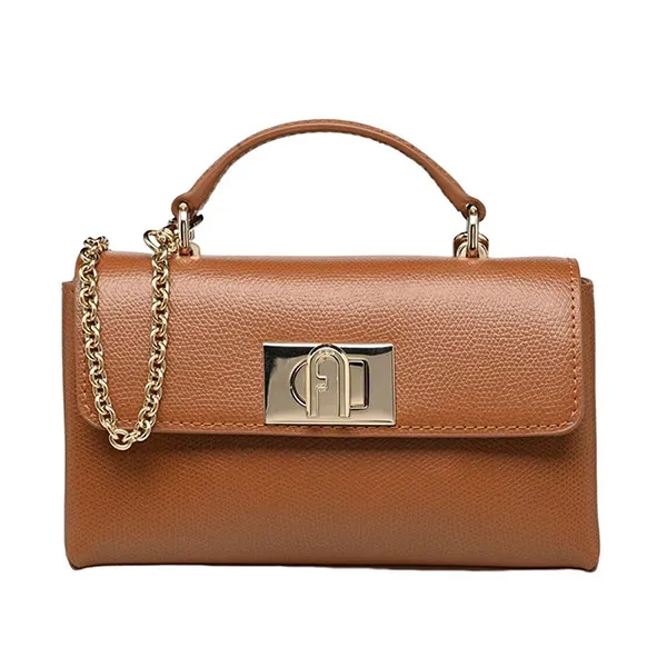 Túi Xách Tay Fula 1927 Mini Crossbody Top Màu Nâu